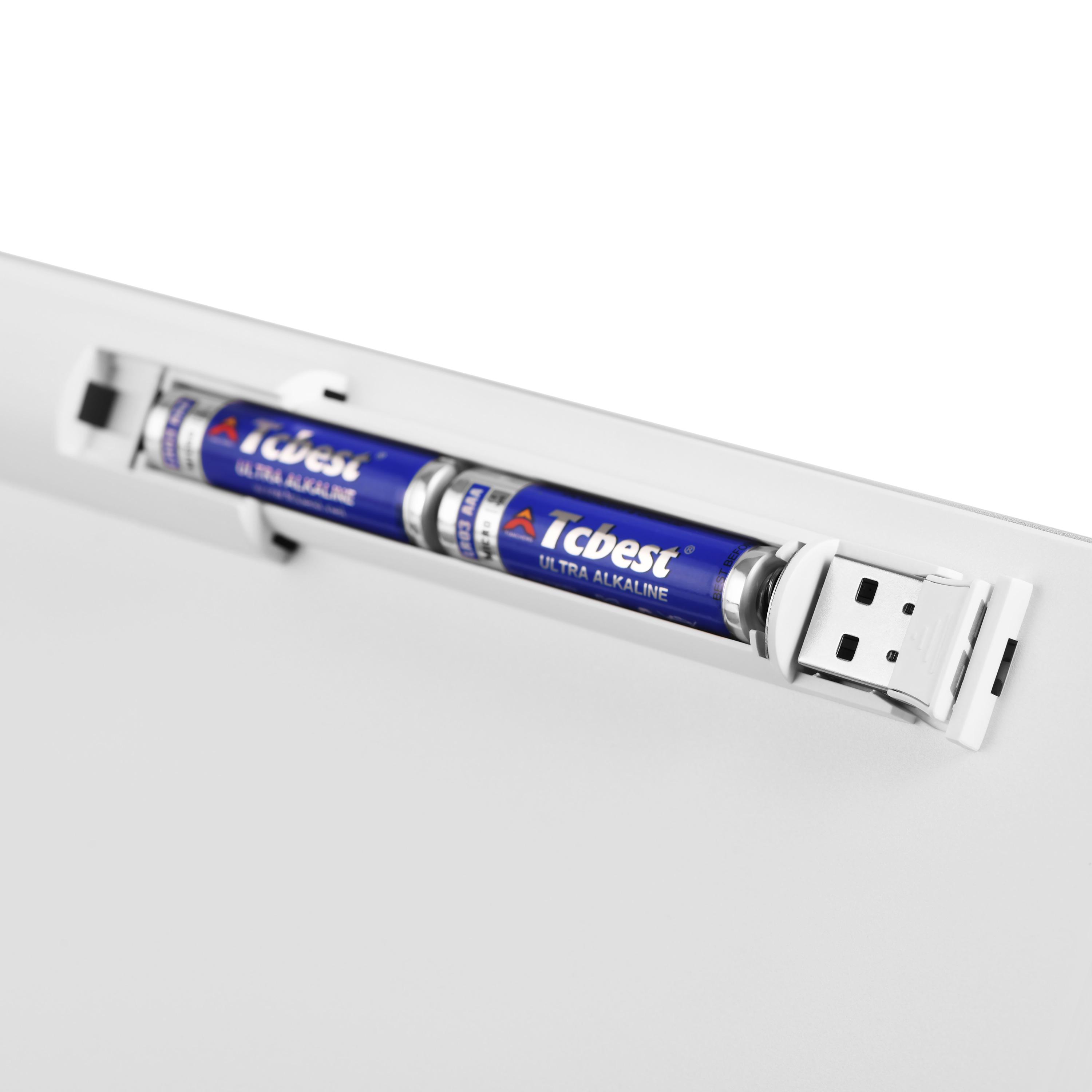 Клавіатура ножична бездротова 2E KS270 з металевою панеллю Сріблястий/Білий (2E-KS270WBWH_UA) - фото 4 Клавіатура ножична бездротова 2E KS270 з металевою панеллю Сріблястий/Білий (2E-KS270WBWH_UA) - фото 4