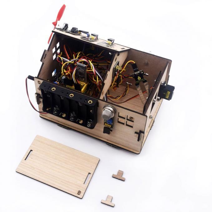 Деревянный конструктор Умный дом на Arduino развивающий набор для экспериментов (SUN8178) Деревянный конструктор Умный дом на Arduino развивающий набор для экспериментов (SUN8178)