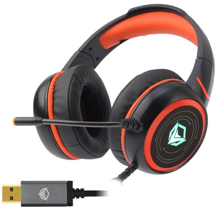 Наушники игровые MEETION Gaming Backlit HiFi MT-HP030, черные