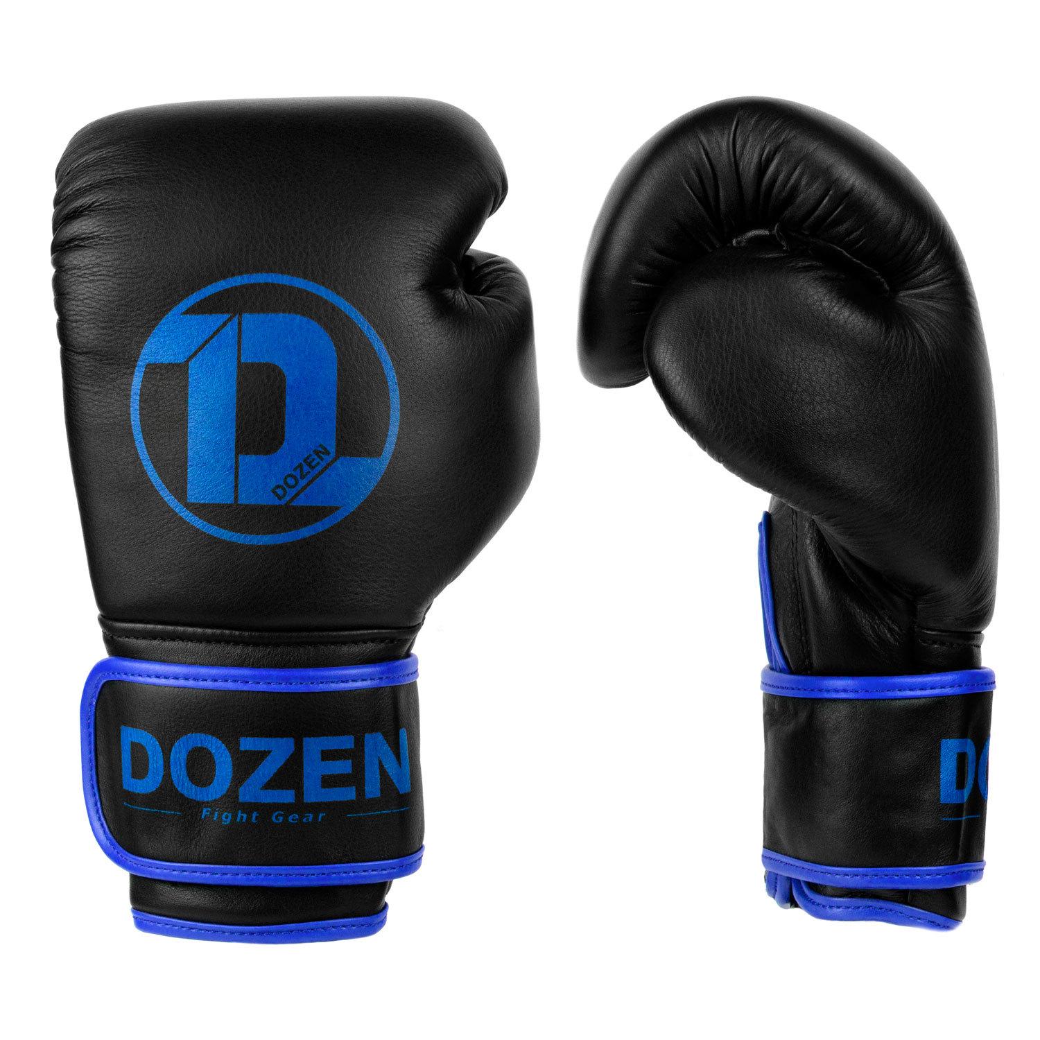 Боксерские перчатки Dozen Monochrome Training Boxing Gloves 10 ун. Черно-синий - фото 2 Боксерские перчатки Dozen Monochrome Training Boxing Gloves 10 ун. Черно-синий - фото 2