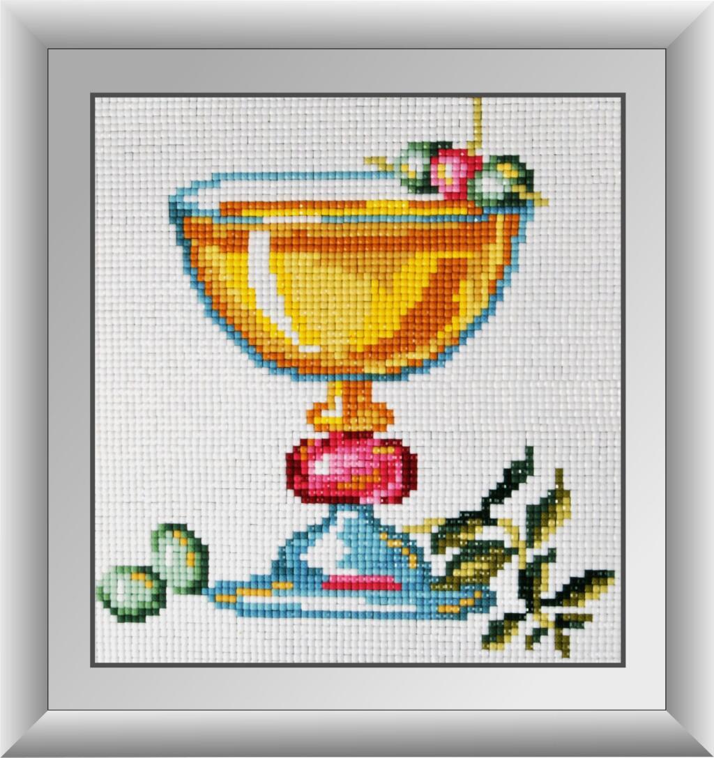 Алмазная мозаика Dream Art Коктейль с оливками 19x22 см (DA.30522)
