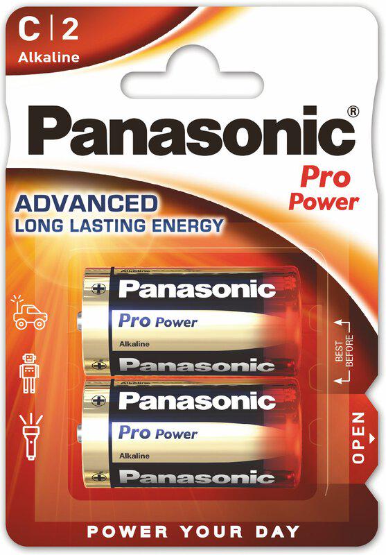 Батарейка щелочная Panasonic Pro Power LR14PPG/2BP C/R14 блистер 2 шт. (4448)