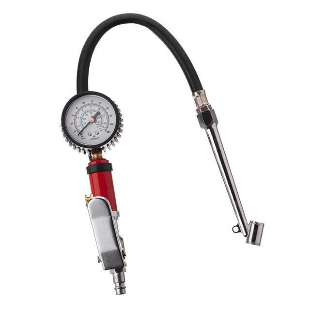 Пістолет для підкачування коліс Intertool з манометром пневматичний для вантажних автомобілів (000028116)