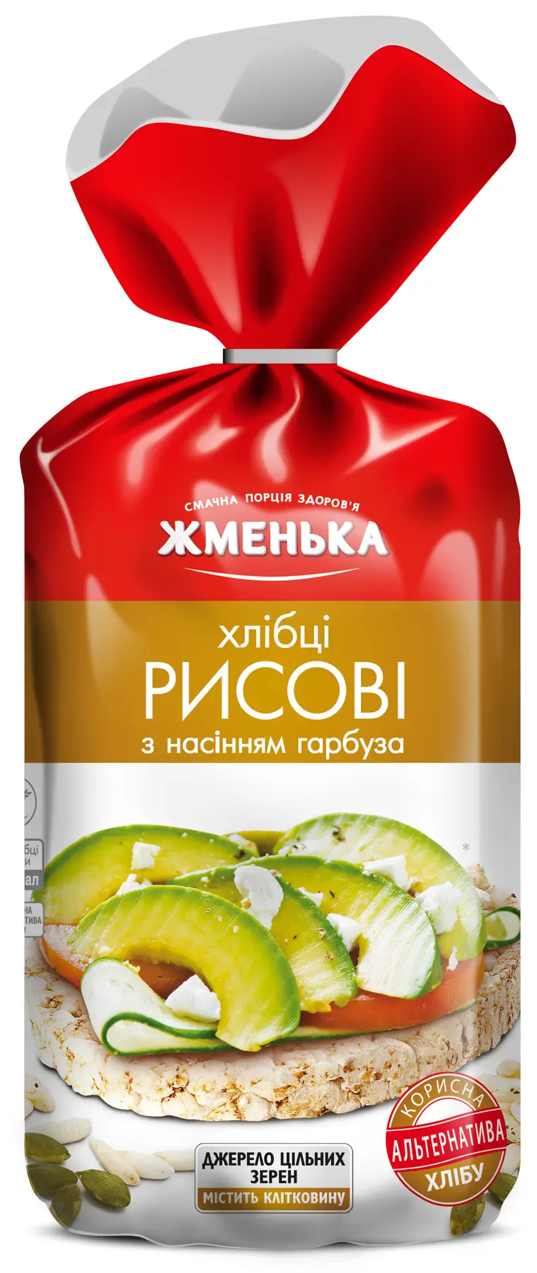 Хлебцы рисовые с семенами тыквы Жменька 100 г (4820152181220)