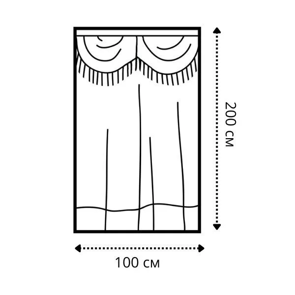 Штора Двухслойная антимоскитная C00883-2 обеспечивающая эффективную защиту от насекомых Бирюзовый - фото 3