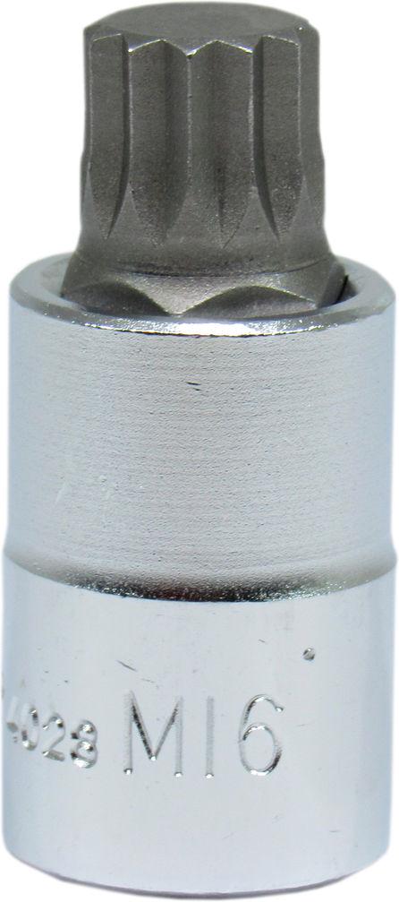 Головка торцевая Hans с битой SPLINE 4028M16 1/2 М16 55 мм L55mm