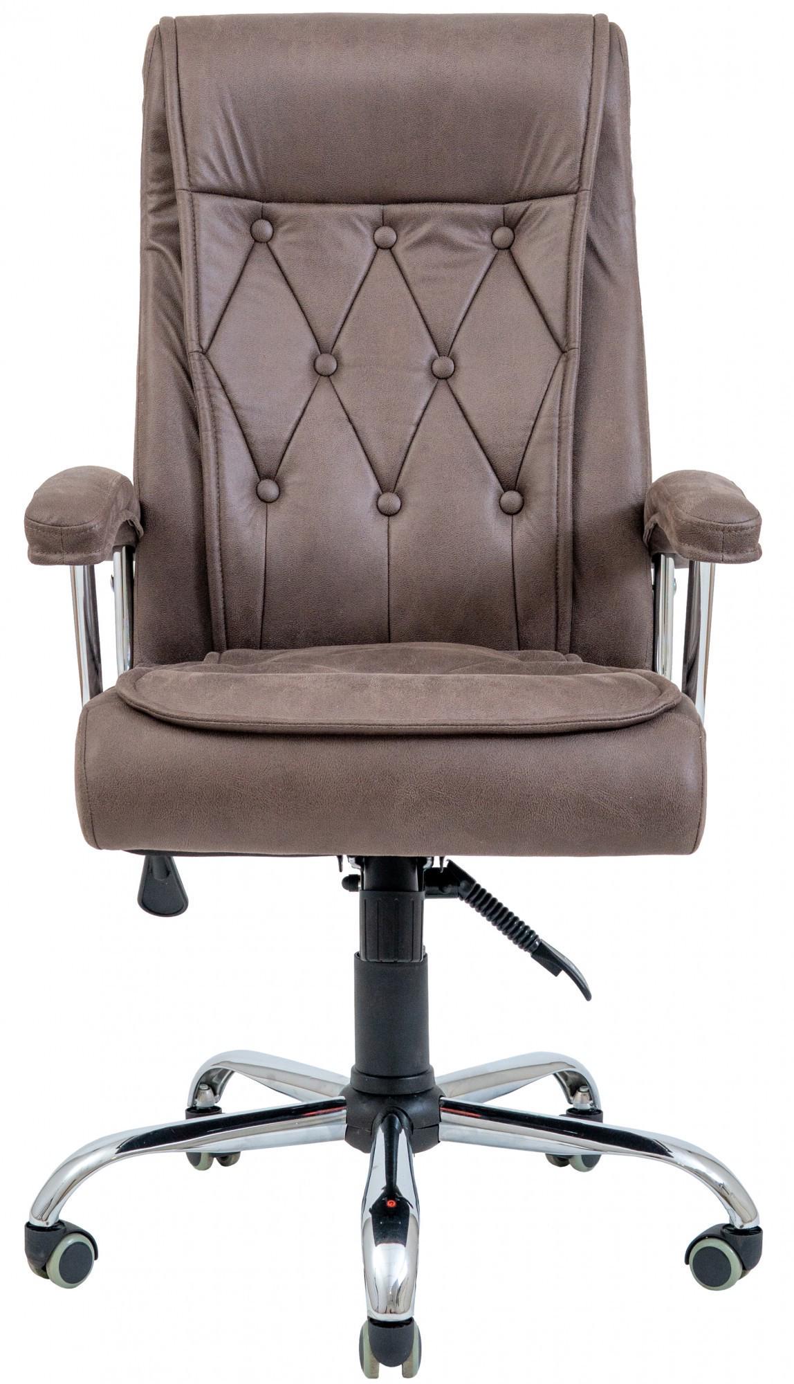 Крісло офісне комп'ютерне Telavi Амели Coffee Хром М3 MultiBlock Коричневий - фото 2 Крісло офісне комп'ютерне Telavi Амели Coffee Хром М3 MultiBlock Коричневий - фото 2