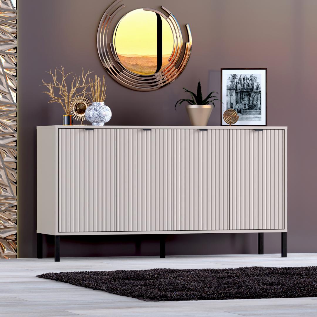 Комод Флорида W-7 МДФ 145/78/40 см Кашемір (01512)