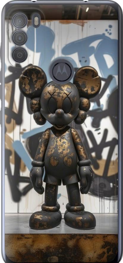 Чехол на Motorola G50 Bronze kaws v2 (6098u-2354-42517)