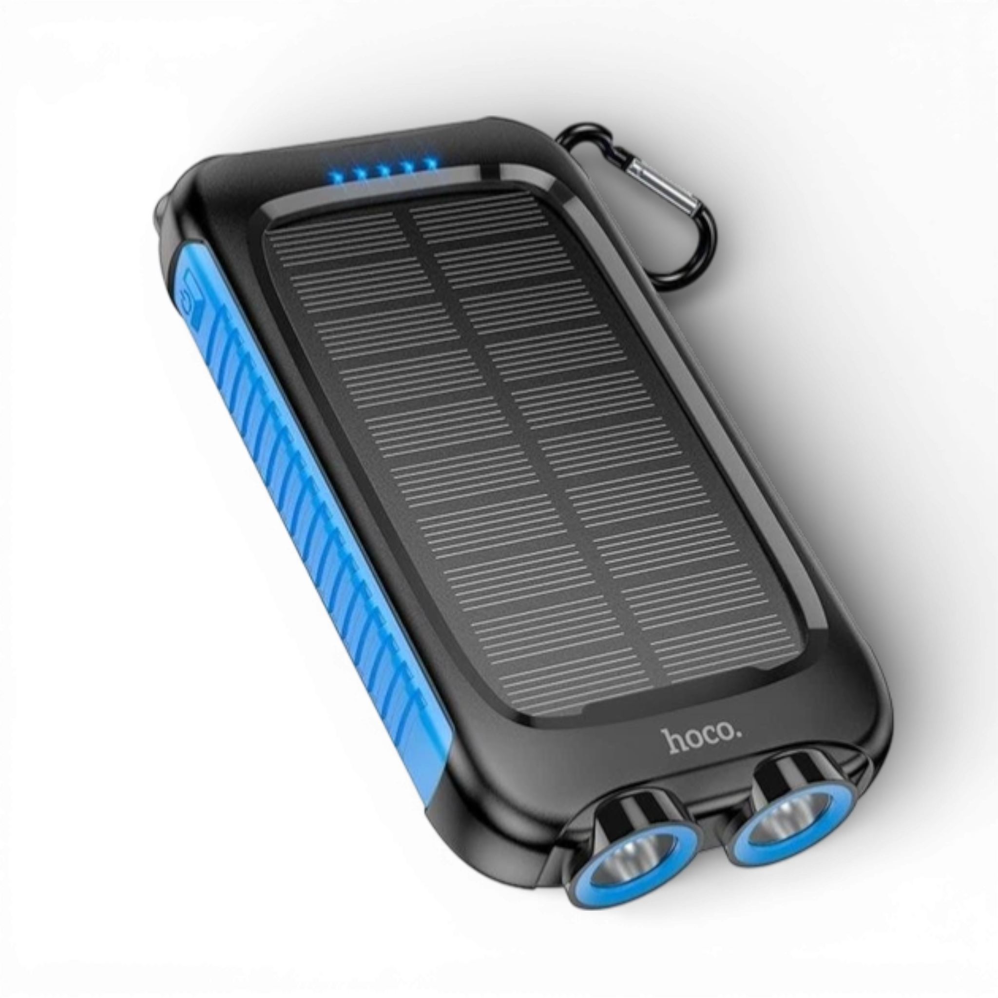 Повербанк Hoco DB51 із сонячною панеллю та ліхтариком 8000 mAh Black (32379202) Повербанк Hoco DB51 із сонячною панеллю та ліхтариком 8000 mAh Black (32379202)