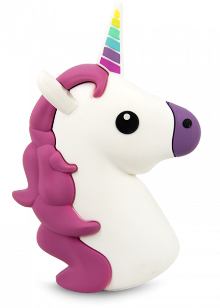 Повербанк Unicorn USB на 2000 mAh Білий - фото 1