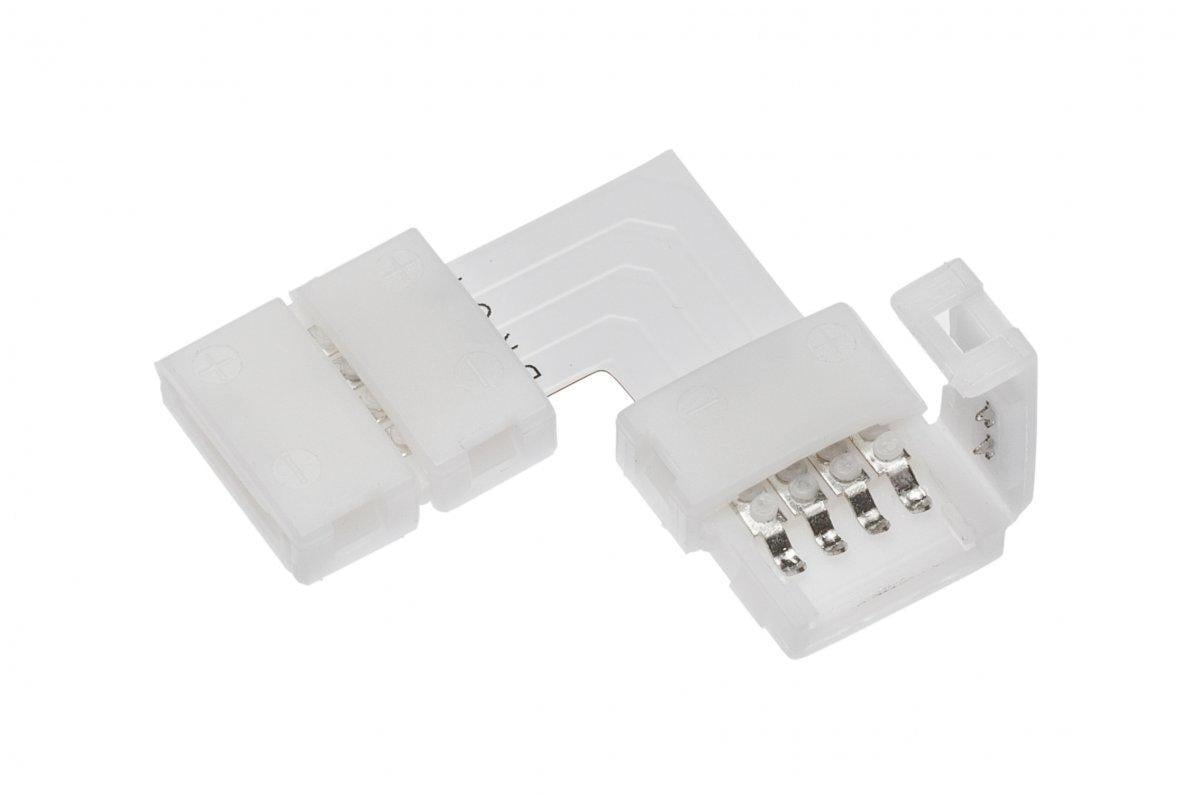 Соединитель кабеля угловой GTV для светодиодных лент RGB (LD-ZTKTRGB-04N)