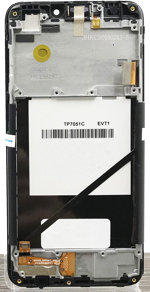 Дисплей та сенсор з передньою панеллю для TP-Link Neffos C7S TP7051A Black (2000990376923)