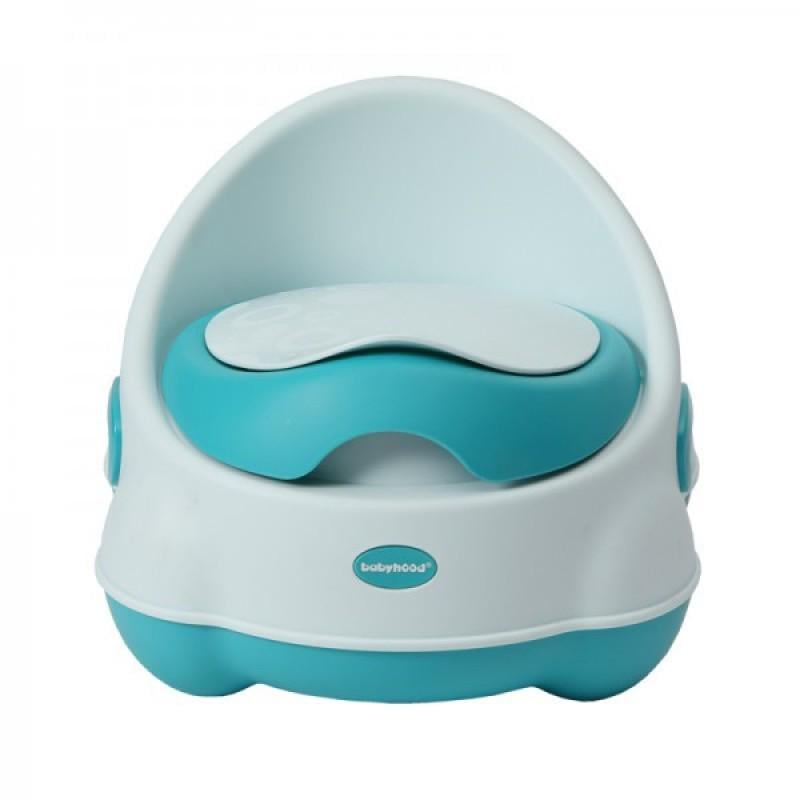 Горшок Babyhood Изобретатель с крышкой Светло-голубой (BH-112LB)