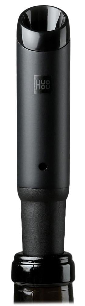 Декантер для вина Huo Hou Vacuum Stopper HU0074 Black - фото 2