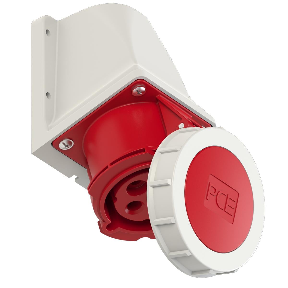 Силова розетка настінна PCE 3P+E IP67 32A 400V (1242-6) Силова розетка настінна PCE 3P+E IP67 32A 400V (1242-6)