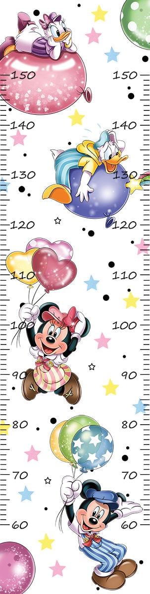 Ростомер наклейка Микки Маус и друзья виниловая 30х118 см (40026)