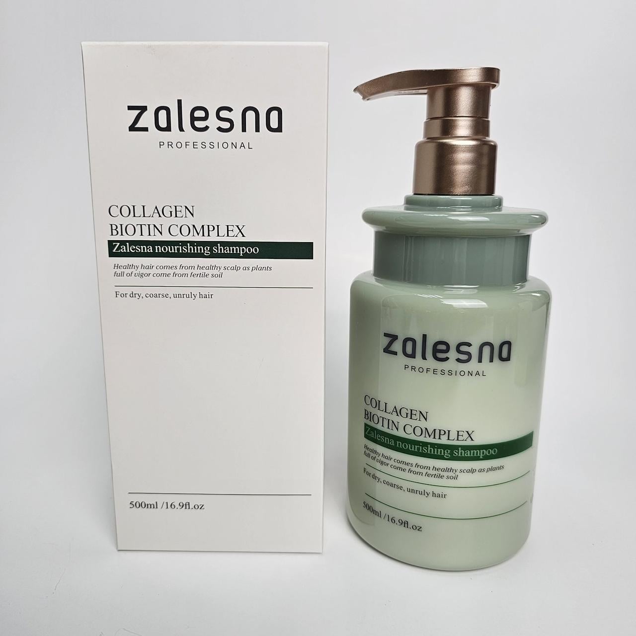 Шампунь для волос Zalesna Nourishing Collagen biotin complex 500 мл (25713236)