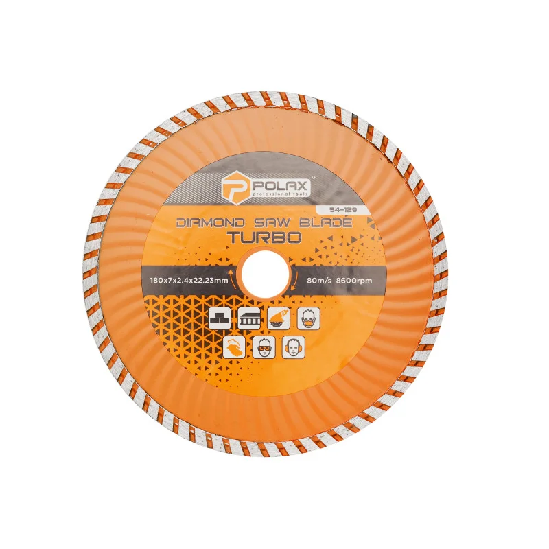 Диск алмазный турбо Polax 180x2,8x22,23 мм 25% (54-129)