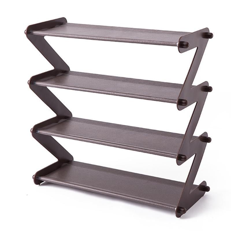 Стійка-органайзер для взуття Shape Shoe Rack на 4 полиці Кавовий (TV11-16-Coffee) - фото 1 Стійка-органайзер для взуття Shape Shoe Rack на 4 полиці Кавовий (TV11-16-Coffee) - фото 1