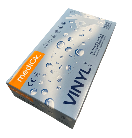 Рукавички MediOk вінілові S 100 шт. Прозорий (6-041012) - фото 1 Рукавички MediOk вінілові S 100 шт. Прозорий (6-041012) - фото 1