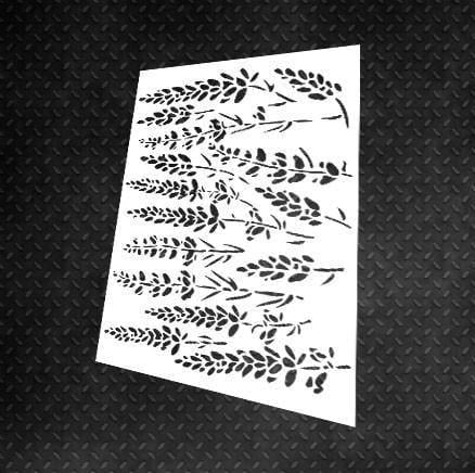 Трафарет многоразовый DFA Природа 88 для штукатурки и краски (P00088)