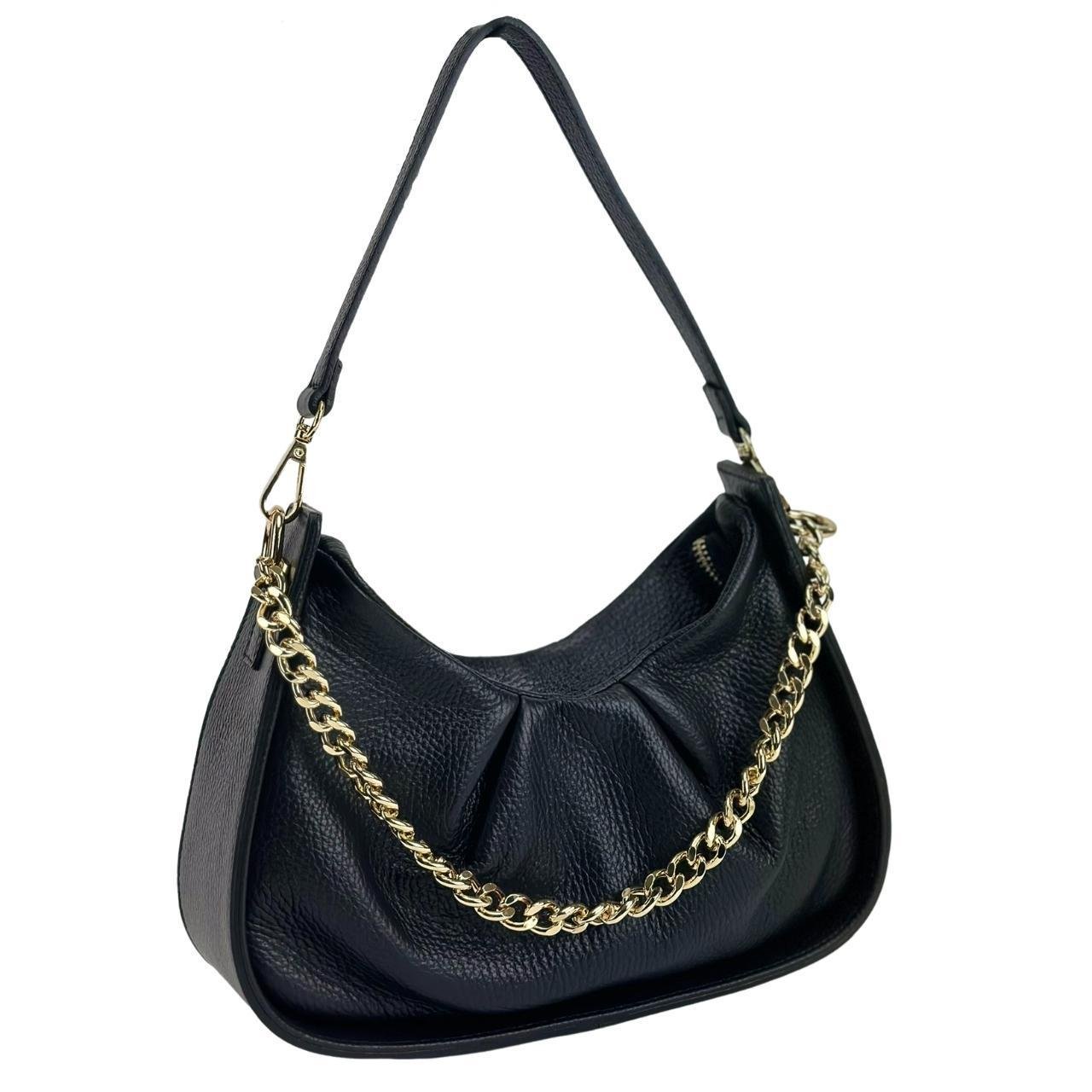 Женская сумка кожаная Firenze Italy F-IT-1001A Черный (2656558670)