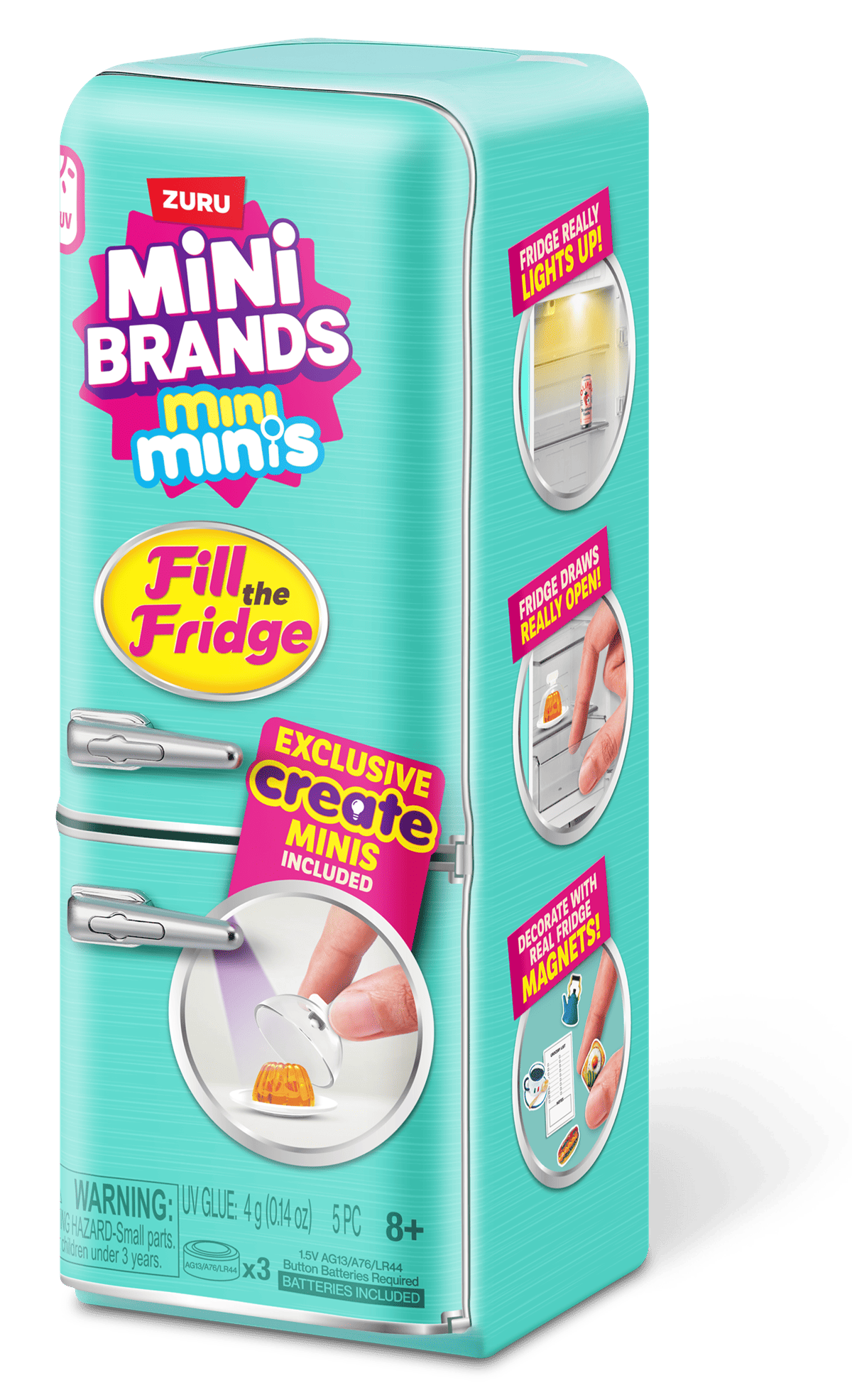 Дитячий ігровий набір Zuru Mini Brands холодильник з продуктами (UG-77673TQ1)