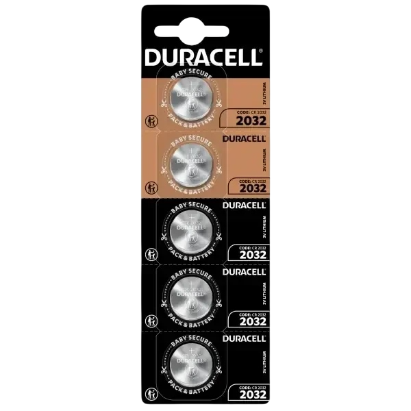 Батарейка Duracell CR 2032 5 шт./блистер (2232)