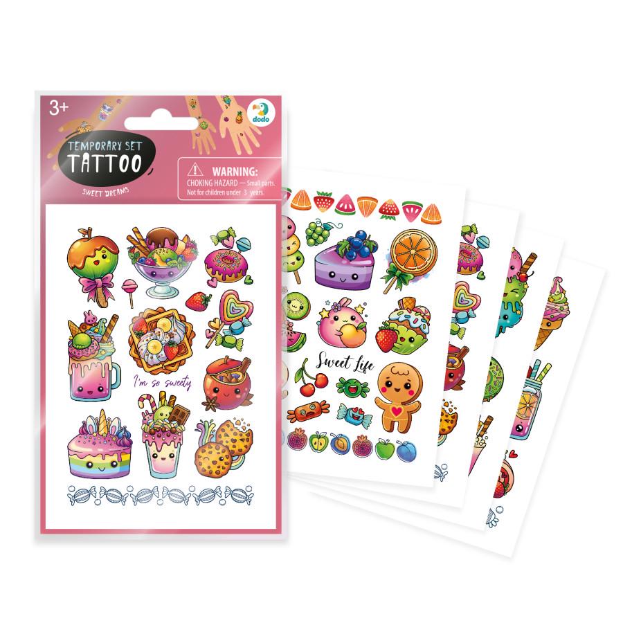 Набор детских временных тату Dodo Сладкие Мечты - фото 5 Набор детских временных тату Dodo Сладкие Мечты - фото 5