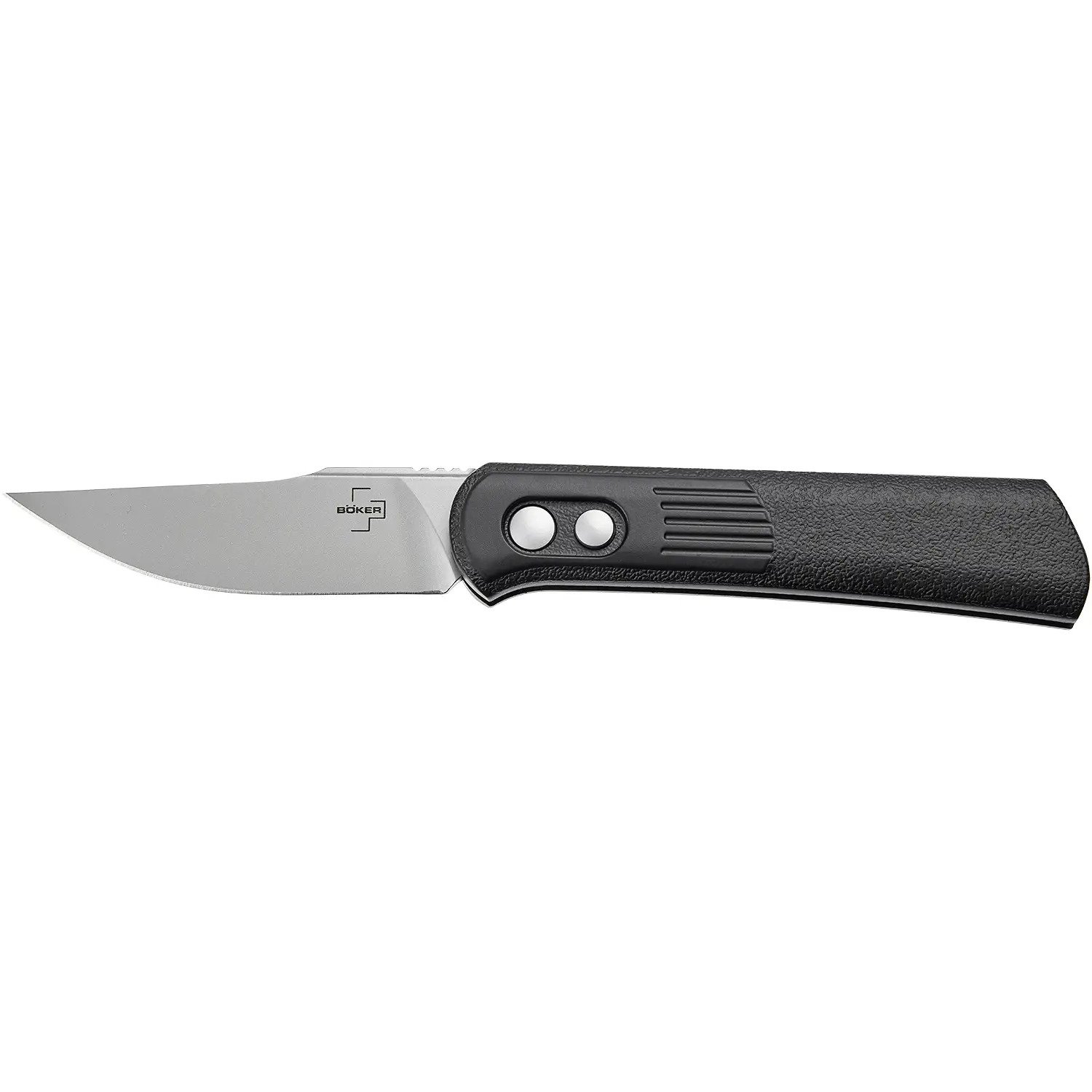 Ніж складаний Boker Plus Alluvial D2 194 мм Button lock Black (01BO345)