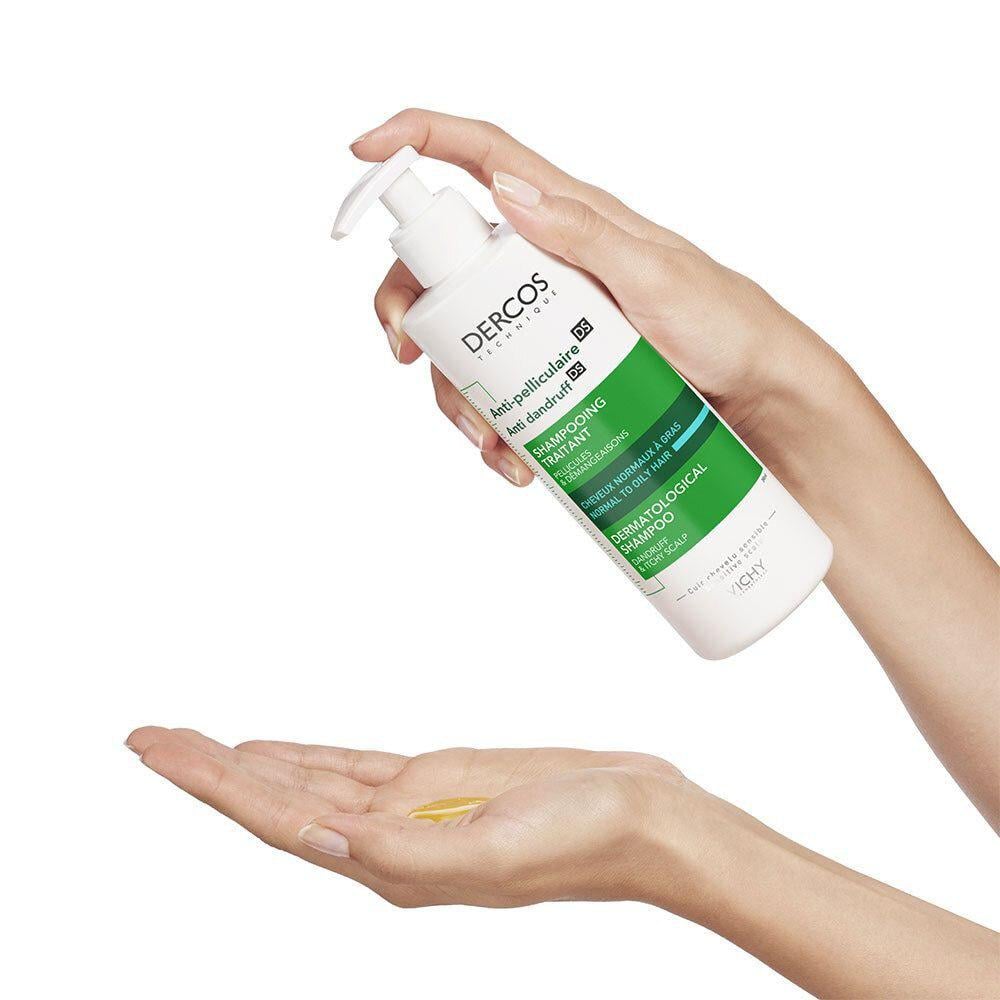 Шампунь против перхоти Vichy Dercos для жирных волос и раздраженной кожи головы 390 мл (24945881) - фото 2
