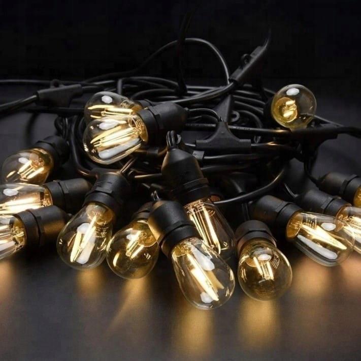 Гирлянда садовая с 15 LED-лампами E27 15 м