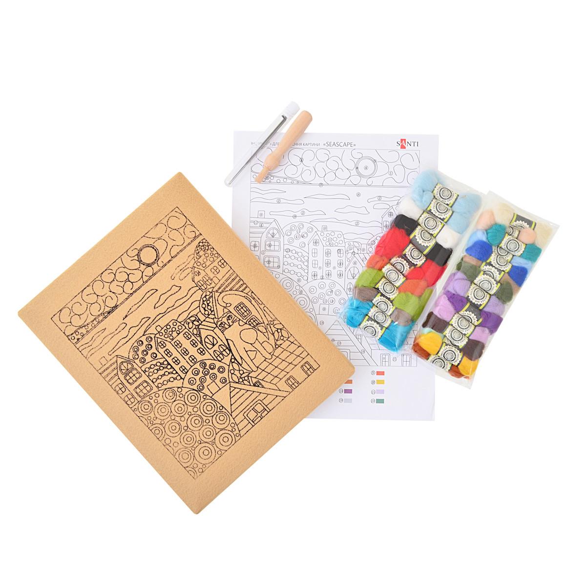 Картина по номерам Seascape фелтинг техника валяния 28x22 см (742425) - фото 3 Картина по номерам Seascape фелтинг техника валяния 28x22 см (742425) - фото 3