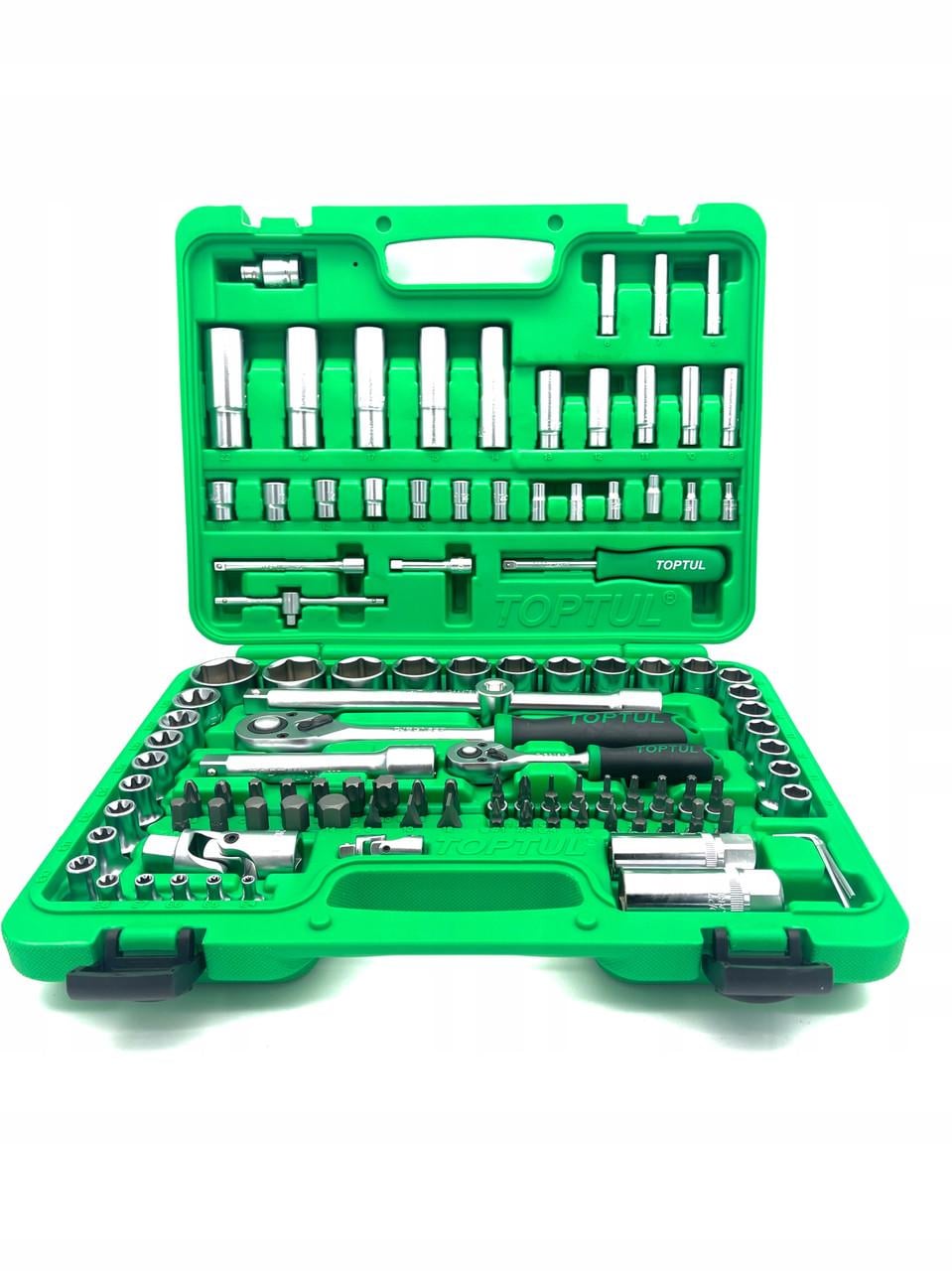 Набор инструментов автомобильный TOPTUL GCAI108R 1/4" 1/2" 108 ед. (32703551)