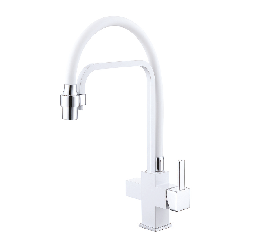 Комбинированный смеситель Fabiano FKM 31.11 Alpine White