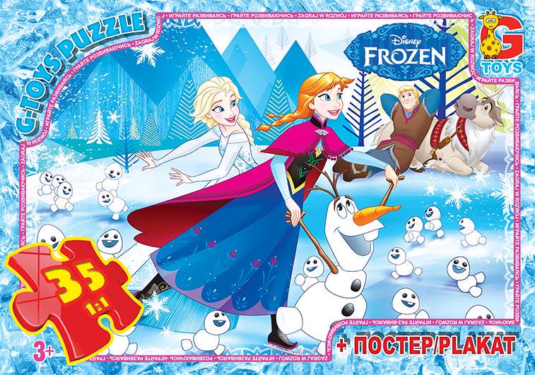 Пазли G-Toys fr015 серії Frozen 35 ел. 19х13х3см (MTT-102354) Пазли G-Toys fr015 серії Frozen 35 ел. 19х13х3см (MTT-102354)