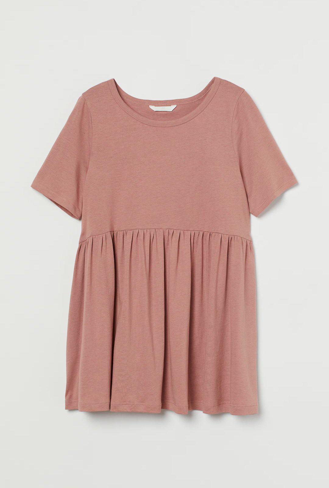 Футболка для беременных S Пудровый (9927423wer)