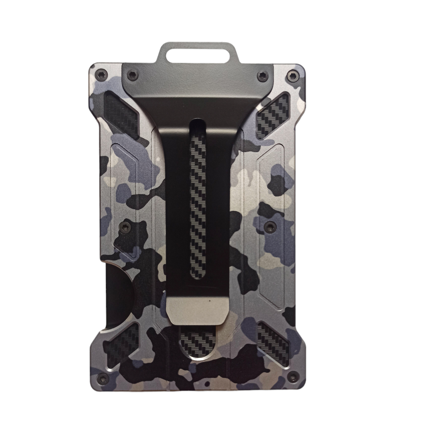 Картхолдер металлический Camo с RFID-защитой Grey - фото 8