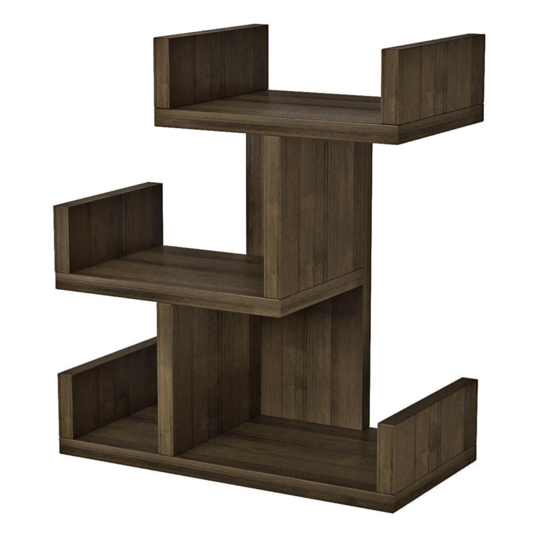 Полка книжная настольная из дерева Момидзи Палисандр (КПА-038602)