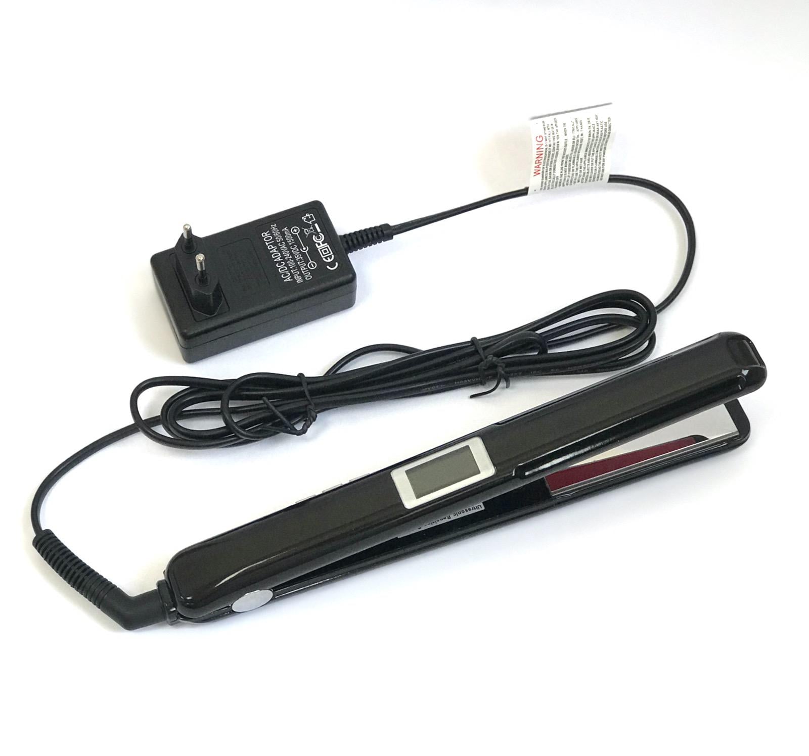 Утюжок инфракрасный с ультразвуком Ultrasonic hair care clips Черный