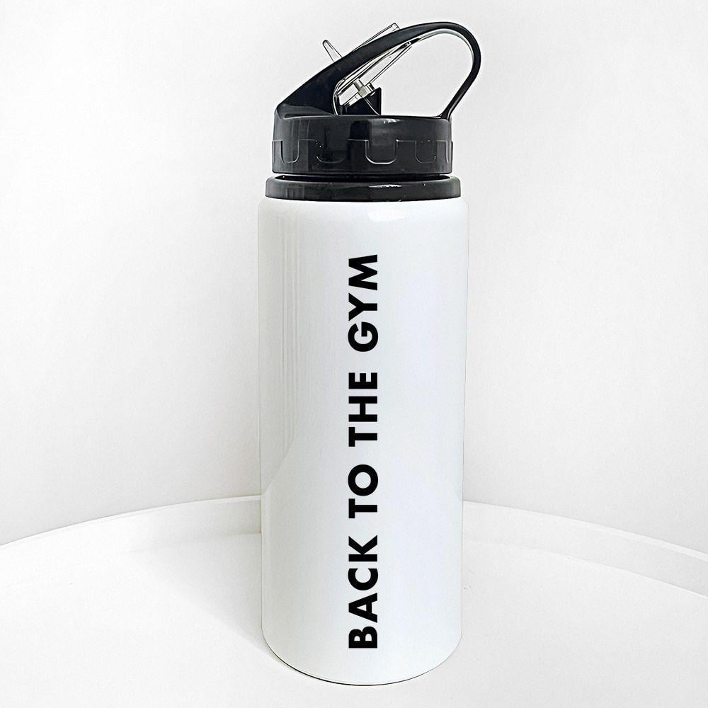 Бутылка для воды с трубочкой Presentville Back to the gym 600 мл (PLV_25A045)