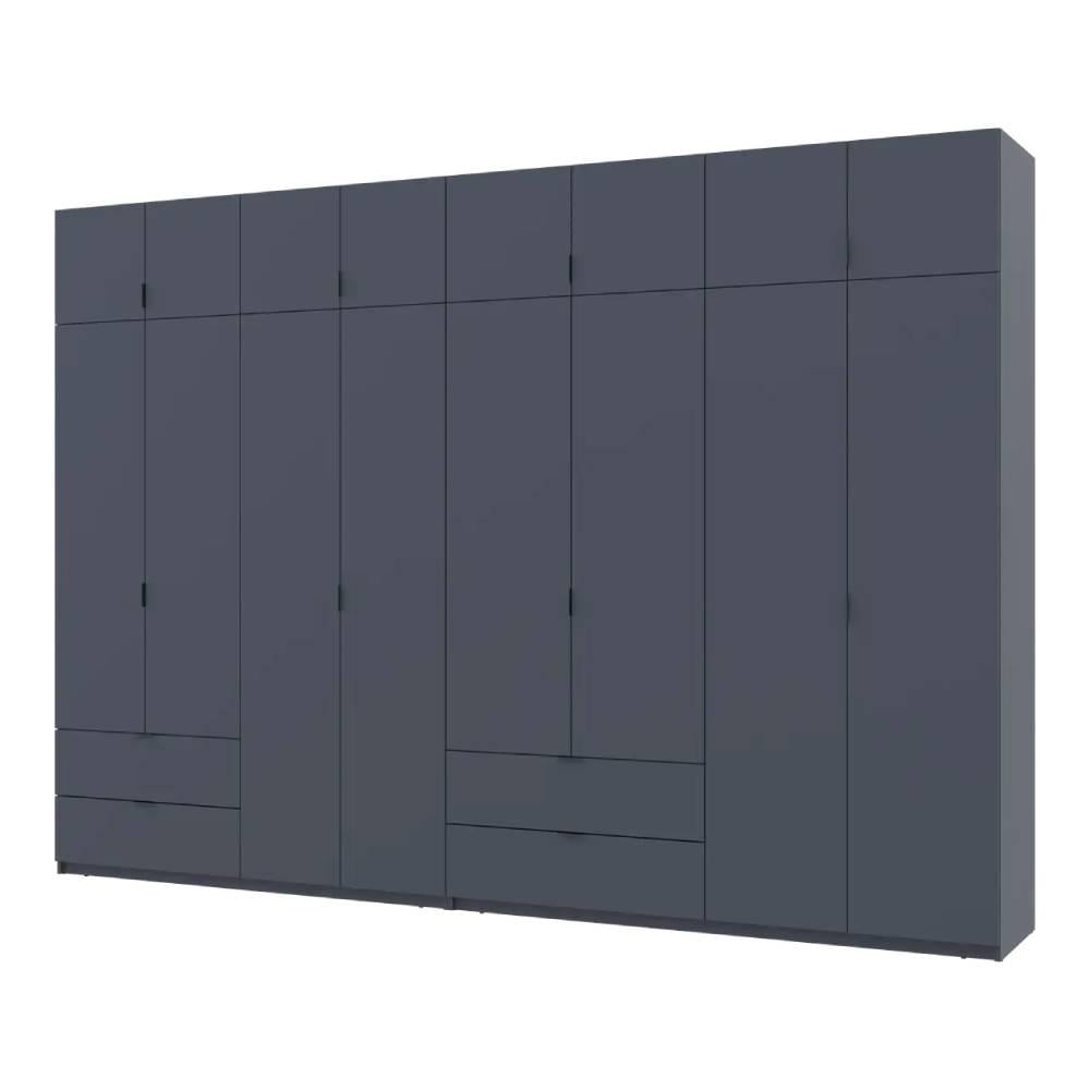 Шкаф для одежды Doros Лукас 4+4 ДСП 340х50х240 см Графит (DRS-011701 42005141)