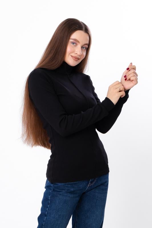 Водолазка жіноча Носи Своє р. 46 Чорний (8421-019) - фото 2 Водолазка жіноча Носи Своє р. 46 Чорний (8421-019) - фото 2