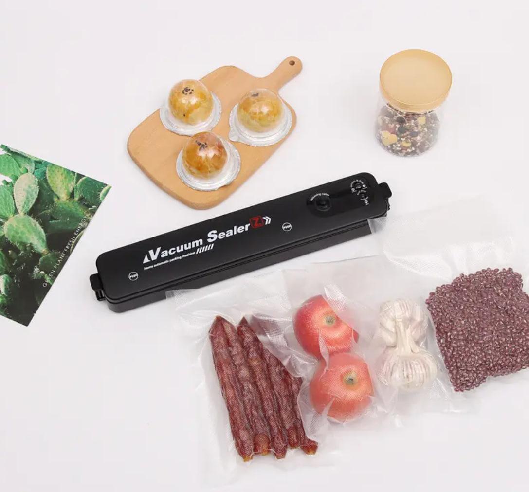 Вакуумний пакувальник побутовий Vacuum Sealer з 10 пакетами в комплекті (2472511834) - фото 2 Вакуумний пакувальник побутовий Vacuum Sealer з 10 пакетами в комплекті (2472511834) - фото 2