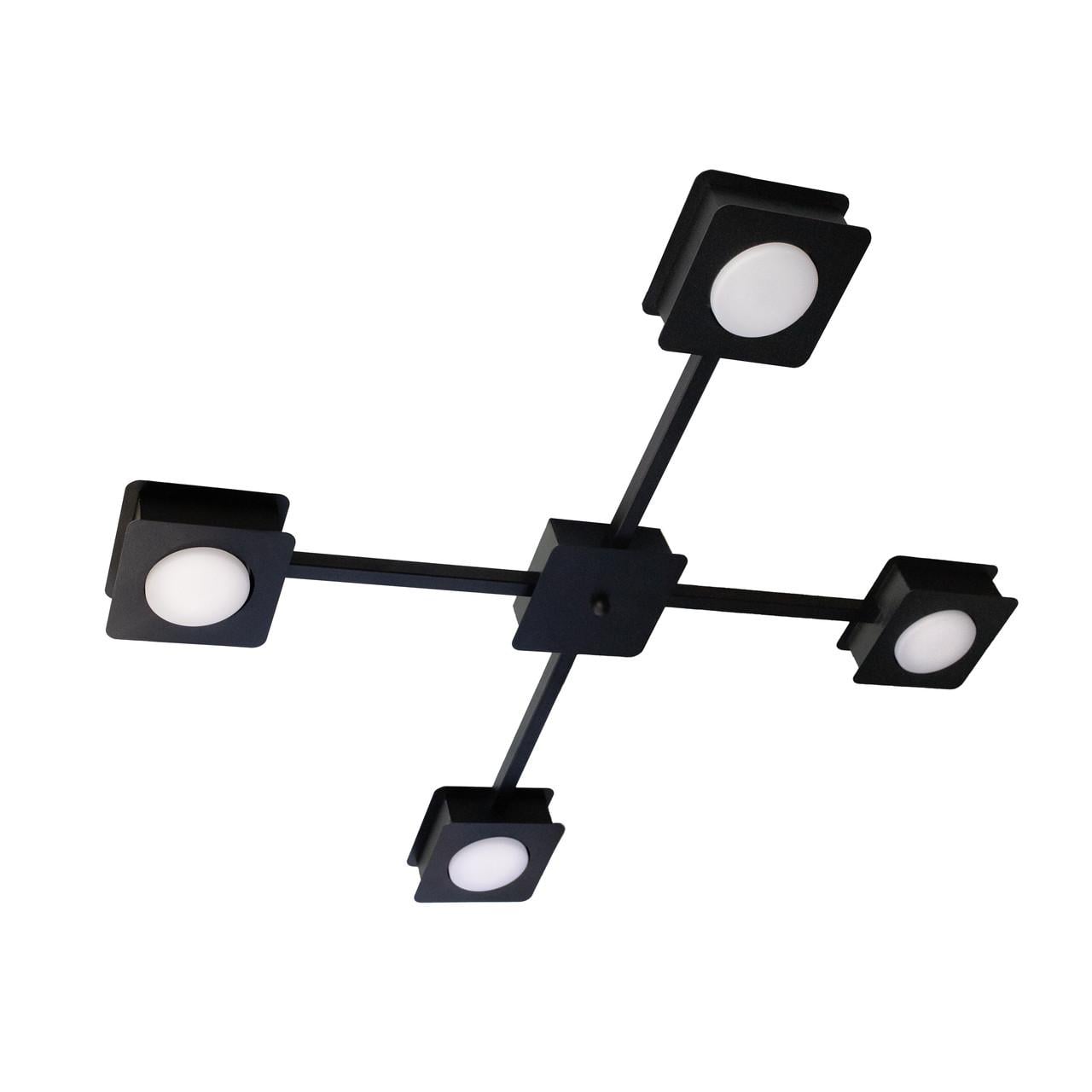 Люстра MSK ELECTRIC Space на четыре плафона под лампы GX53 Черный (NL 12040-4 BK) Люстра MSK ELECTRIC Space на четыре плафона под лампы GX53 Черный (NL 12040-4 BK)