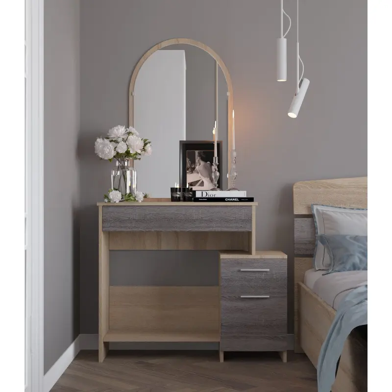 Трюмо для спальні Еверест 1 Дуб сонома/Трюфель (26788644) - фото 2