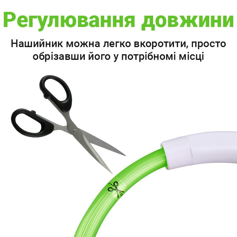 Ошейник iPets LC-01 с LED свечением L Зеленый - фото 5 Ошейник iPets LC-01 с LED свечением L Зеленый - фото 5