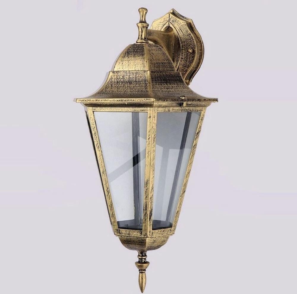 Ліхтар настінний вуличний вниз 40 см (9029 BG W/M down) - фото 1 Ліхтар настінний вуличний вниз 40 см (9029 BG W/M down) - фото 1