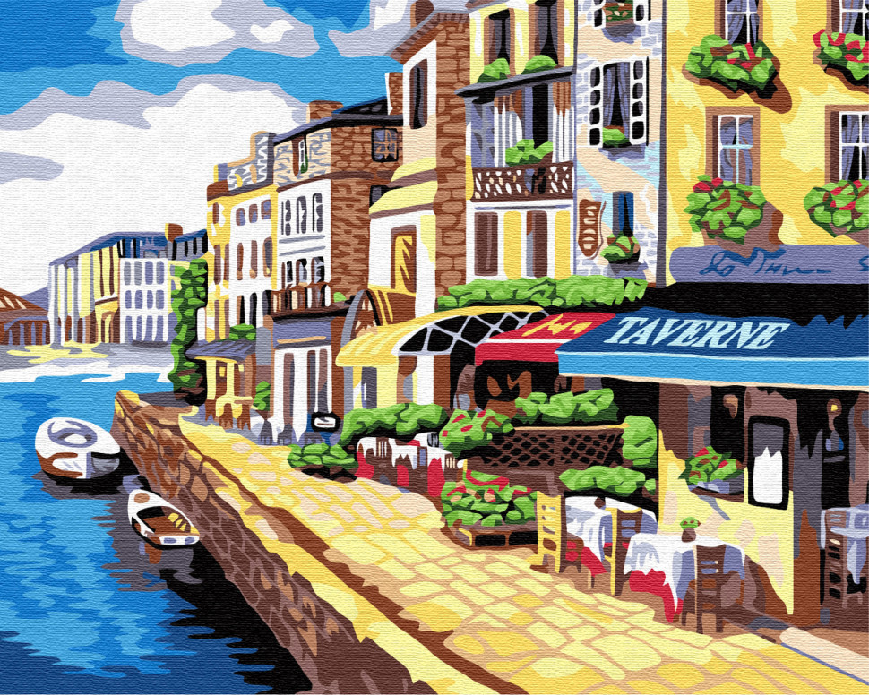 Картина по номерам Brushme Набережная (GX7552) Картина по номерам Brushme Набережная (GX7552)